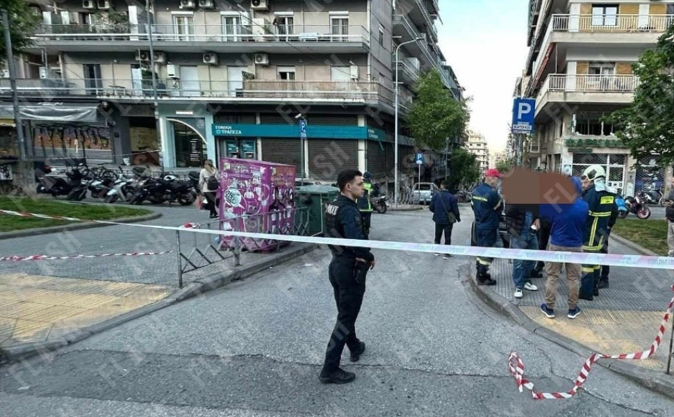 Εικόνα από το σημείο της έκρηξης/flash.gr Εικόνα από το σημείο της έκρηξης/flash.gr