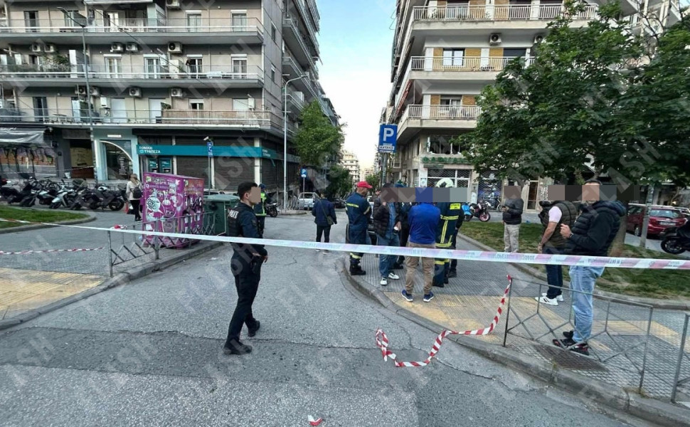 Εικόνα από το σημείο της έκρηξης/flash.gr Εικόνα από το σημείο της έκρηξης/flash.gr