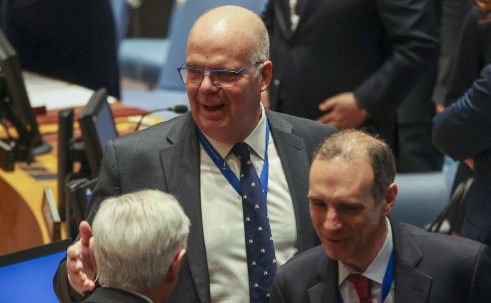 Ο Έλληνας πρέσβης στον ΟΗΕ, Ευάγγελος Σέκερης. Φωτό: SARAH YENESEL/EPA/ΑΠΕ-ΜΠΕ Ο Έλληνας πρέσβης στον ΟΗΕ, Ευάγγελος Σέκερης. Φωτό: SARAH YENESEL/EPA/ΑΠΕ-ΜΠΕ