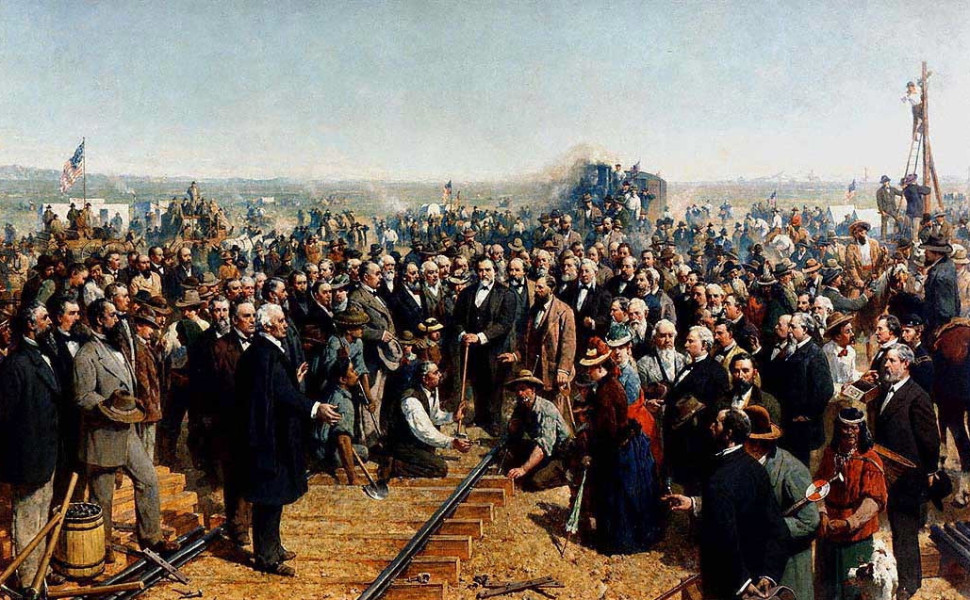 «Το τελευταίο καρφί» του Thomas Hill (1881) / Φωτ.: Wikipedia «Το τελευταίο καρφί» του Thomas Hill (1881) / Φωτ.: Wikipedia