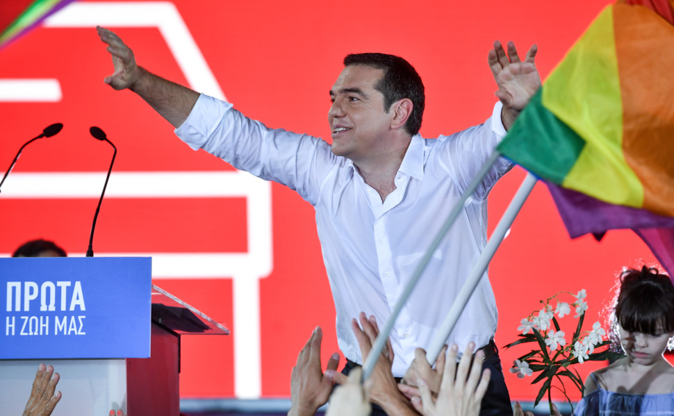 Η προεκλογική ομιλία του Αλέξη Τσίπρα στην Αθήνα πριν από τις κάλπες τον Ιούλιο του 2019 / Eurokinissi Η προεκλογική ομιλία του Αλέξη Τσίπρα στην Αθήνα πριν από τις κάλπες τον Ιούλιο του 2019 / Eurokinissi