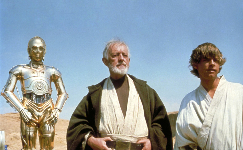 Σκηνή από την ταινία του 1977 «Star Wars: Episode IV - A New Hope» (Photo by Sunset Boulevard/Corbis via Getty Images) Σκηνή από την ταινία του 1977 «Star Wars: Episode IV - A New Hope» (Photo by Sunset Boulevard/Corbis via Getty Images)