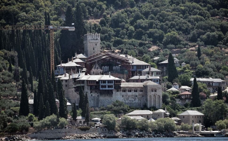 Μοναστήρι στο Άγιον Όρος/Φωτ. αρχείου INTIME Μοναστήρι στο Άγιον Όρος/Φωτ. αρχείου INTIME