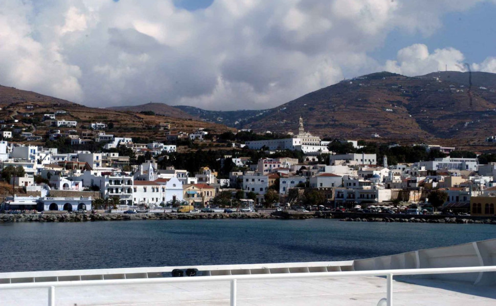 Το λιμάνι της Τήνου/Φωτ. αρχείου EUROKINISSI