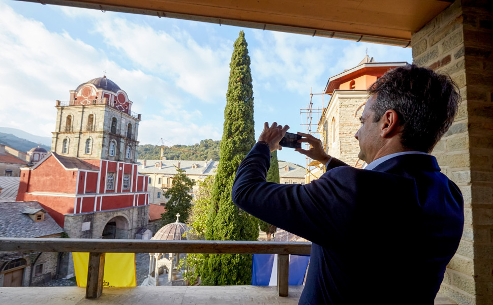 Ο Κυριάκος Μητσοτάκης τον Νοέμβριο του 2016 στο Άγιο Όρος / Δημήτρης Παπαμήτσος Ο Κυριάκος Μητσοτάκης τον Νοέμβριο του 2016 στο Άγιο Όρος / Δημήτρης Παπαμήτσος