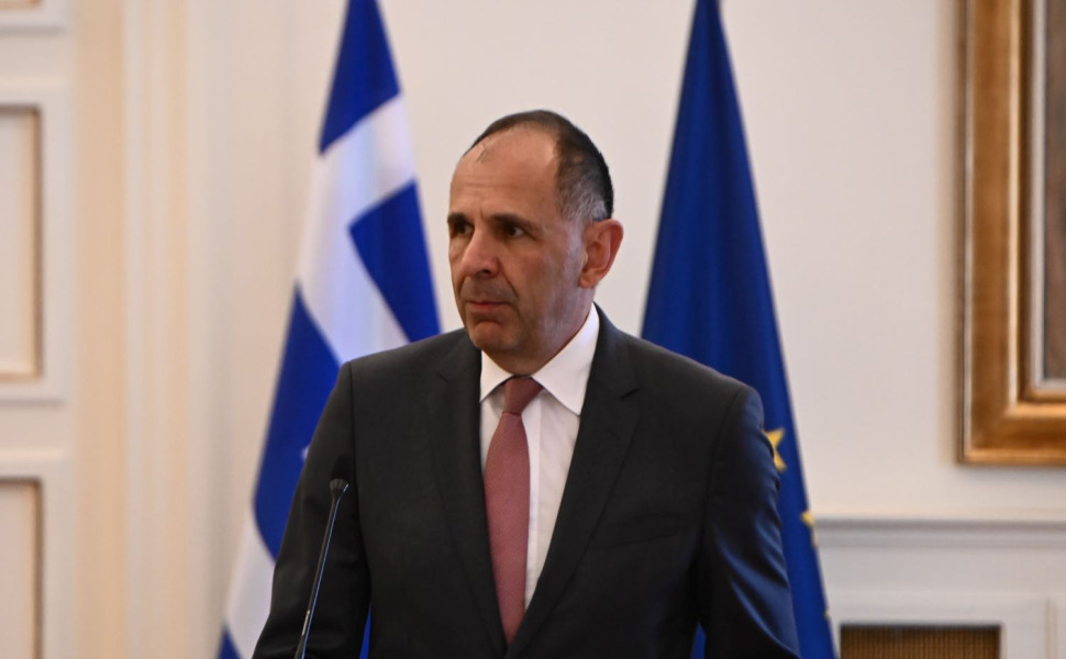 Ο Υπουργός Εξωτερικών Γιωργος Γεραπετρίτης/Φωτ. αρχείου EUROKINISSI