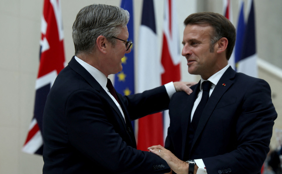 Κιρ Στάρμερ, Εμανουέλ Μακρόν / Φωτ.: Reuters